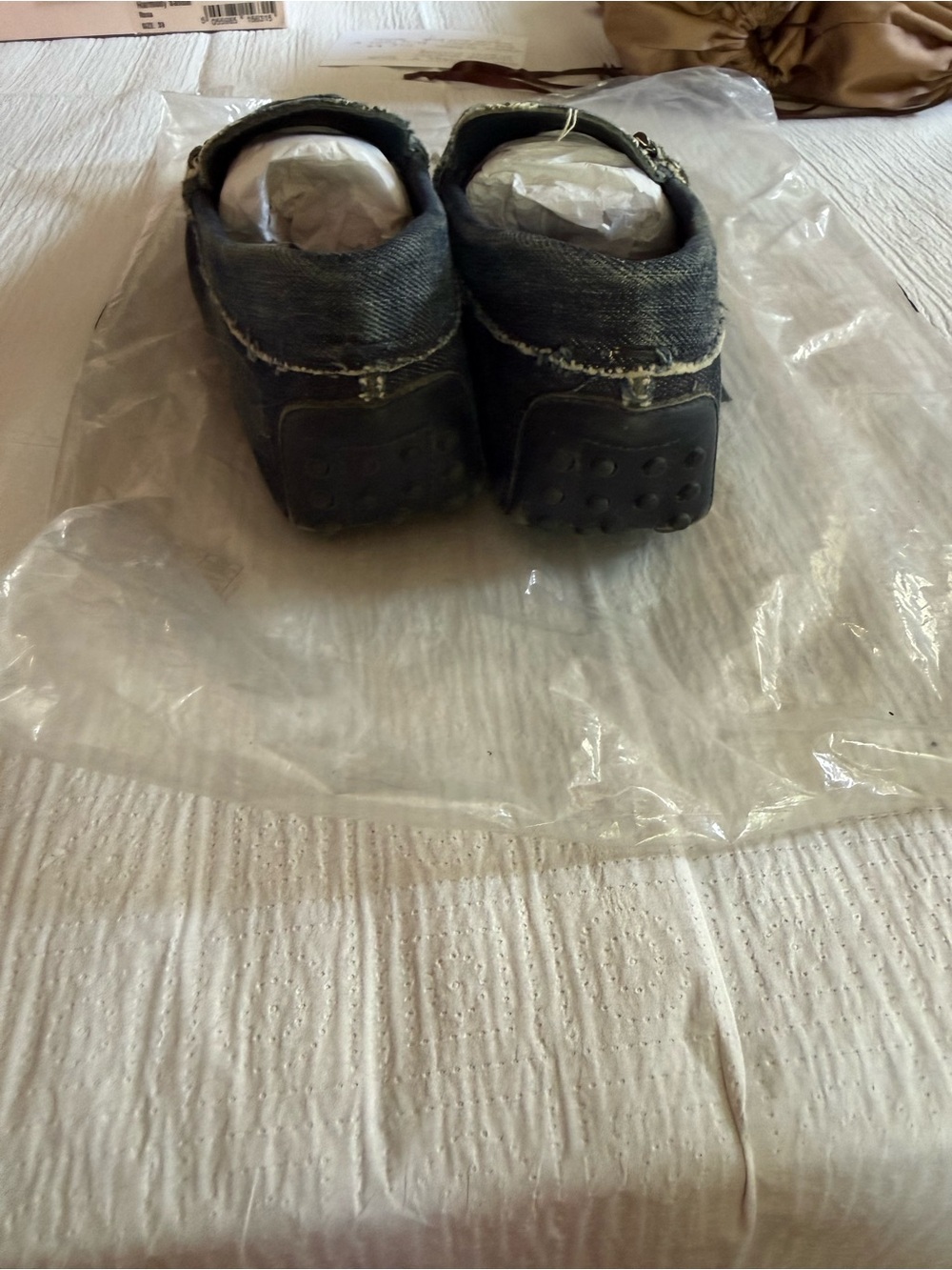 Tod's Denim Driving Loafers - Picture 4 of 6
